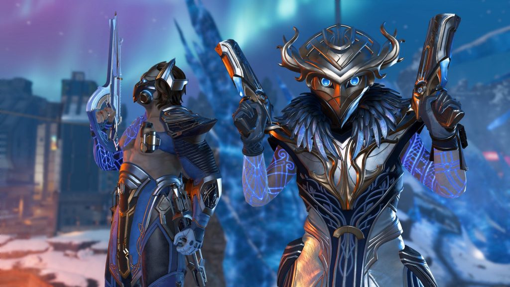 Apex Legends Steam store screenshot of a squad in combat
